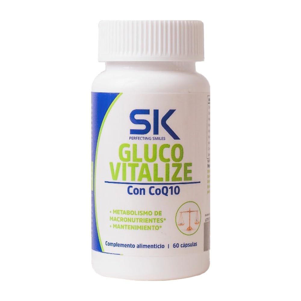 SK Perfecting Smiles Gluco Vitalize Supplement with CoQ10, 60 Capsules