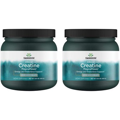 Swanson 100 Pure Creatine Magnapower 10.6 Ounce (300 g) Pwdr (2 Pack)