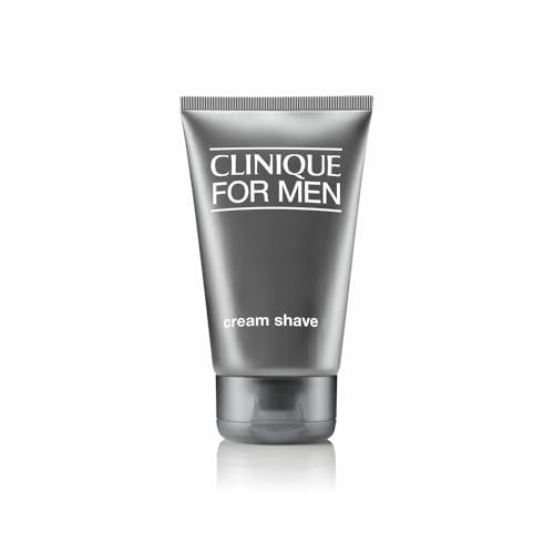 Clinique For Men Cream Shave | Rich Dry Skin Formula | Hydrating | Softens Beard Soothes, 4.2 Fl Oz