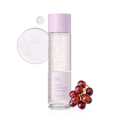 leegeehaam Dr.Ceuracle Vegan Active Berry First Essence - Antioxidant Hydrating Serum with Resveratrol Capsules for Rejuvenation (150ml / 5.07 fl. oz.)