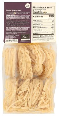 SEGGIANO Organic Linguine Pasta, 13.2 OZ