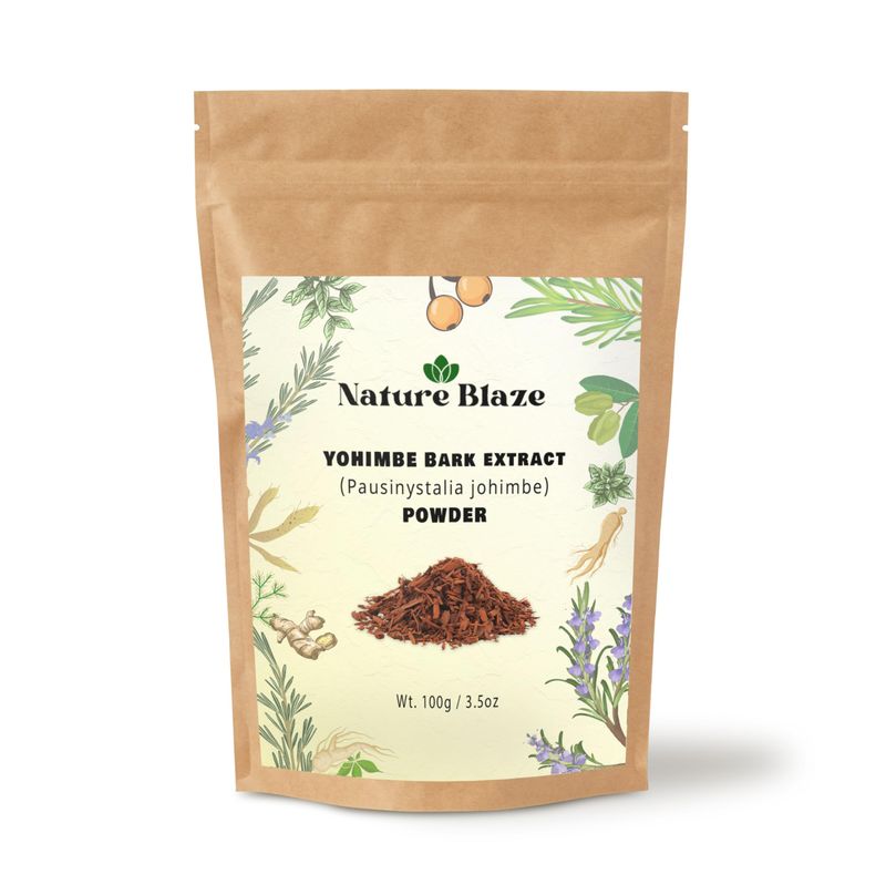 Nature Blaze Yohimbe Bark Extract Powder for Men &amp; Women 4 Oz / 0.25lb