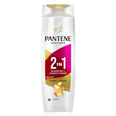 Pantene 2 in 1 Anti Hair Fall Shampoo Conditioner, 340 ml