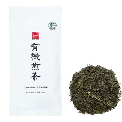 Ocha &amp; Co. Organic Sencha - Loose Leaf Japanese Green Tea - High Grade Sencha Green Tea - Mild, Rich &amp; Refreshing Premium Tea, 100g/3.5oz.