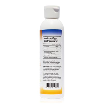 Nutrient Tree Liposomal Curcumin (Tumeric) and Resveratrol, Two powerful antioxidants, Alcohol free, No Soy or Gluten, Non-GMO Sunflower Oil