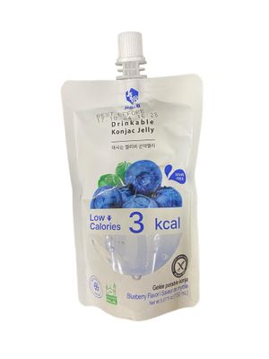 Jelly B Blueberry Konjac Jelly: Bursting with Juicy Blueberry Flavor - 5.07 Oz (pack of 10)