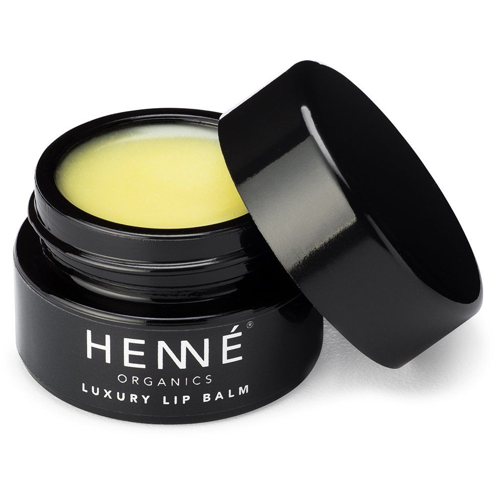 Henn Organics Luxury Lip Balm - Natural and Organic Moisturizer - 0.35 Ounce Jar