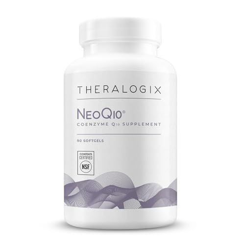 Theralogix NeoQ10 Coenzyme Q10 Supplement - Heart Health &amp; Fertility Support - CoQ10 Fertility Supplement for Men &amp; Women - NSF Certified - 90 Softgels (90-Day Supply)