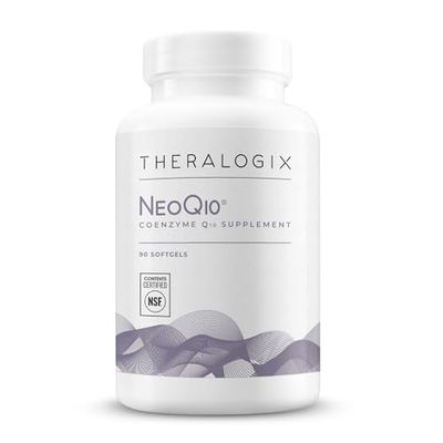 Theralogix NeoQ10 Coenzyme Q10 Supplement - Heart Health &amp; Fertility Support - CoQ10 Fertility Supplement for Men &amp; Women - NSF Certified - 90 Softgels (90-Day Supply)