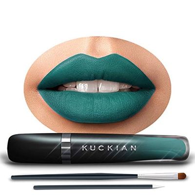 KEROSENE, by Kuckian - Halloween 12-Hour Aqua Teal Lipstick - Vegan &amp; Cruelty Free