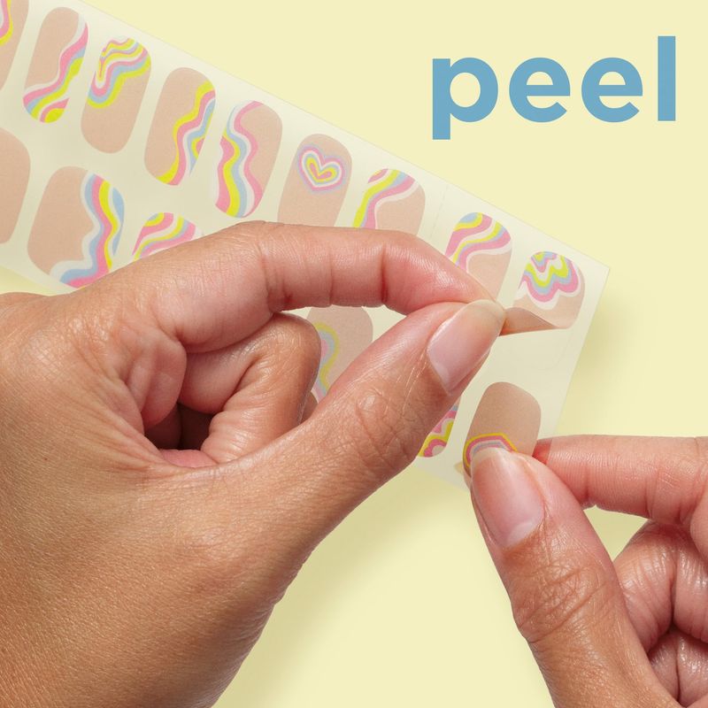 Sally Hansen Salon Effects, Phen-animal, Nail Strips, No UV Light Needed, No Dry Time, Long-Lasting, Non-Damaging, No Chipping