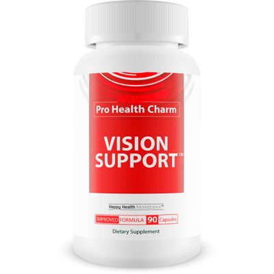 Pro Health Charm Vision Support - Improved Formula - Our Best Vision Pills For Eyes - Eye Vitamins For Vision Focus - Natural Vision Pills Eye Supplements For Adults 50 Blurry Vision Improvement Pills
