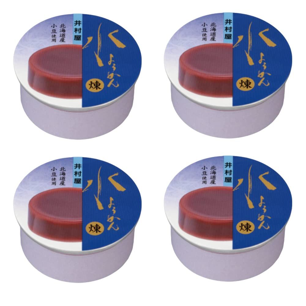 Mizuyokan Can Type Smooth Texture 4Pcs Japanese Sweets Imuraya Ninjapo