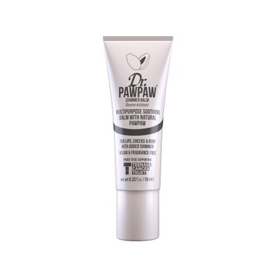 Dr. PawPaw Multipurpose Balm - Hydrating Lip Balm with Pawpaw, Aloe, and Olive Oil - Lip Moisturizer, Buildable Glow for Lips - Shimmer - 0.33 oz