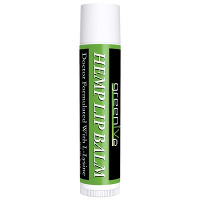 GreenIVe Hemp Lip Balm, Vegan, Omegas 3 &amp; 6, Vitamin E, L-Lysine, Hydrating Handcrafted (1)