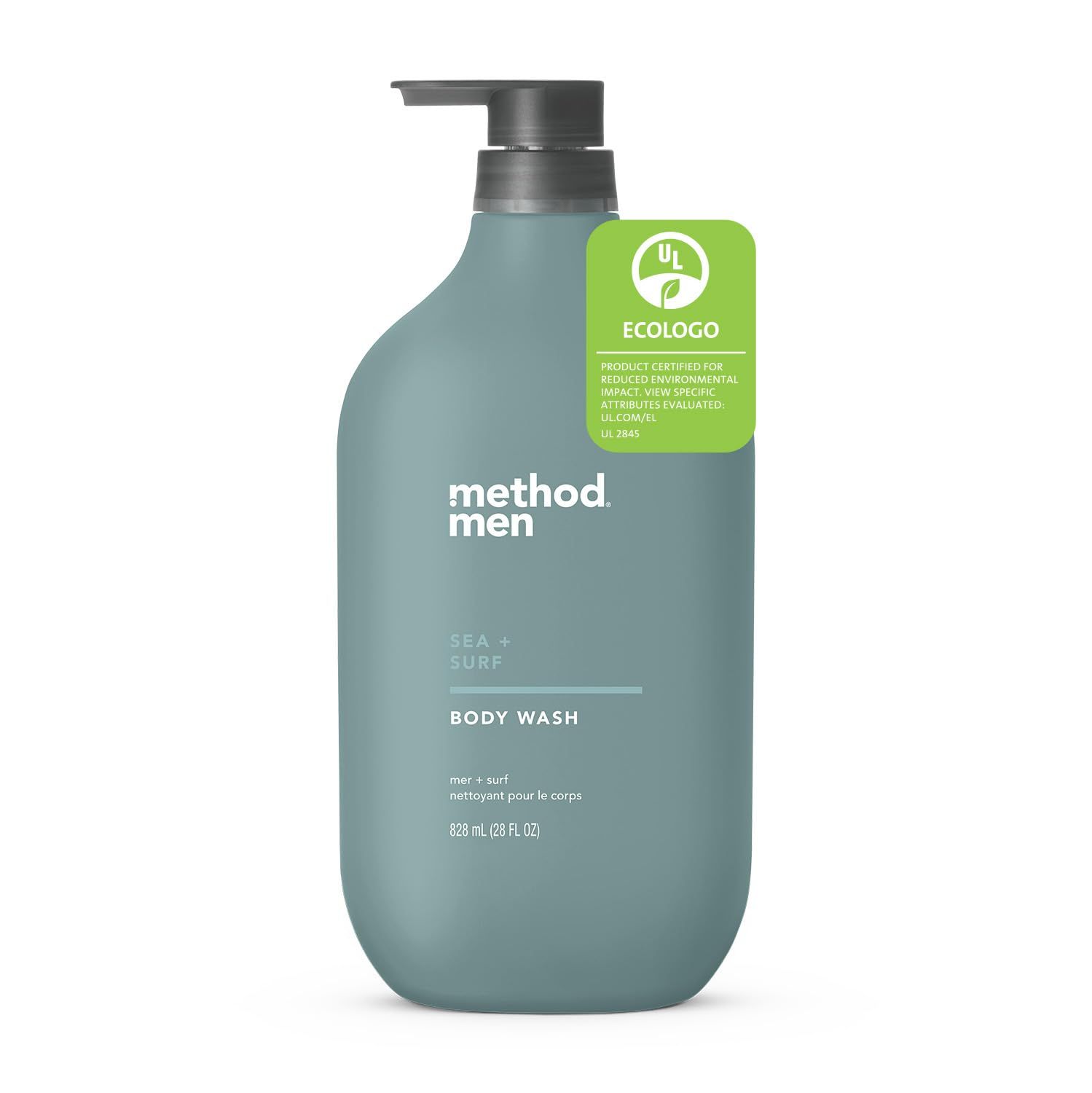 Method Body Wash, Sea Surf, Paraben and Phthalate Free, Biodegradable Formula, 28 oz, (Pack of 1)