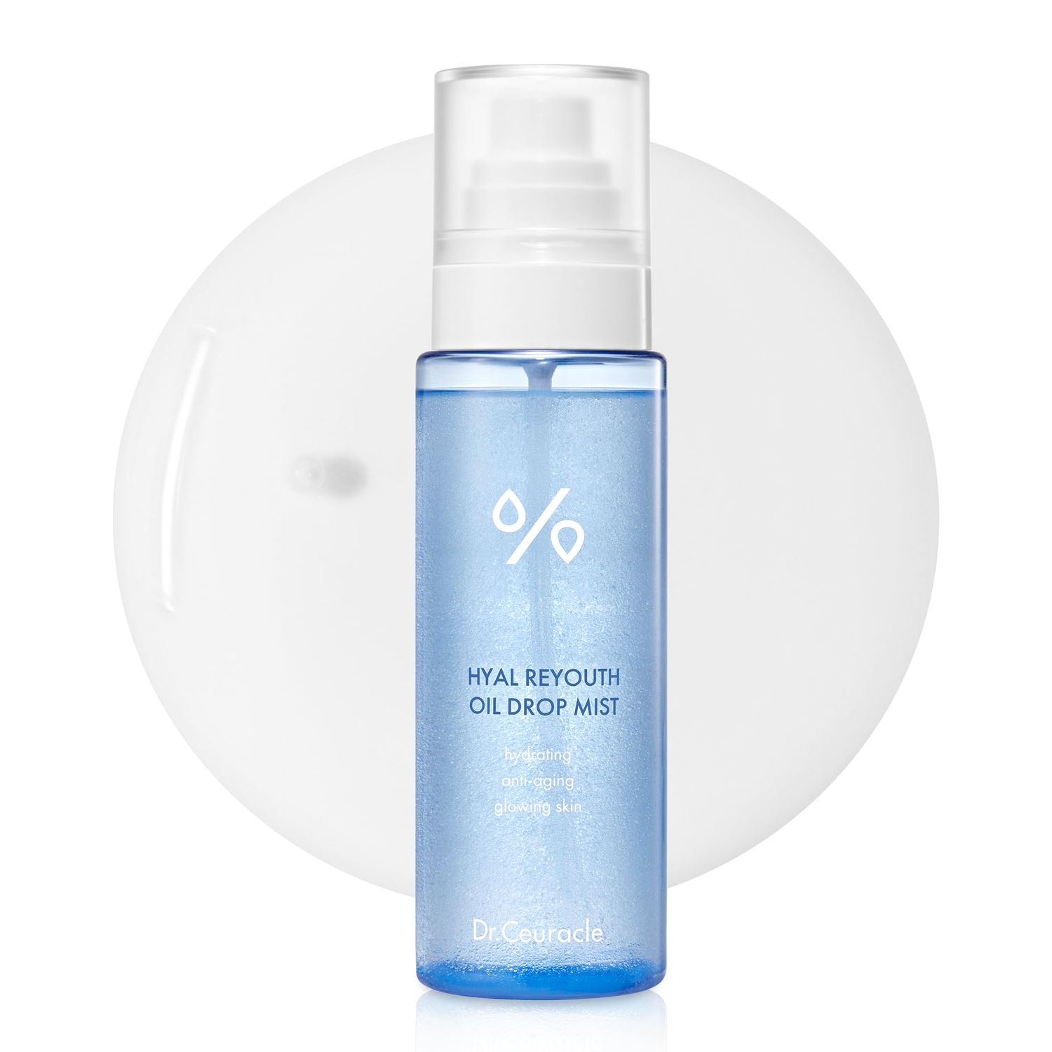 leegeehaam Dr.Ceuracle Hyal Reyouth Oil Drop Mist (125ml / 4.22 fl. oz.) - Facial Serum Mist with Hyaluronic Acid, Panthenol, Fructan, Soothing and Hydrating for All Skin Types