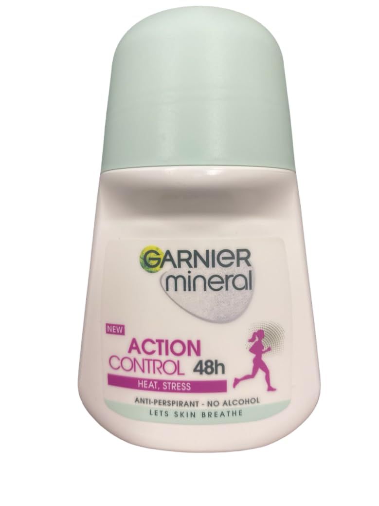 (Pack of 4) Garnier Mineral Action Control Anti-perspirant Roll On for Women 4x50ml
