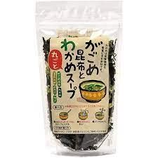 Low calorie!! Instant soup base (Kelp,Seaweed,Leek,Kagome kelp,Seaweed stem,Mekabu) 2.6 oz Just pour hot water to complete (Kelp)