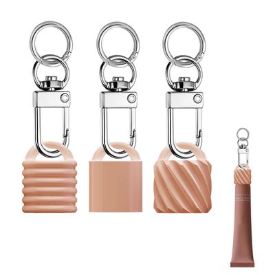 ERZHE Keychain Cap Compatible with Summer Fridays lip butter balm (Skin)