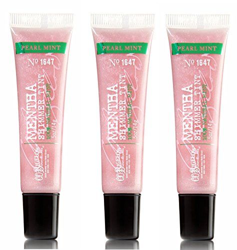 Bath &amp; Body Works C.O. Bigelow Mentha 3 Pack Shimmer Tint Pearl Mint 1647