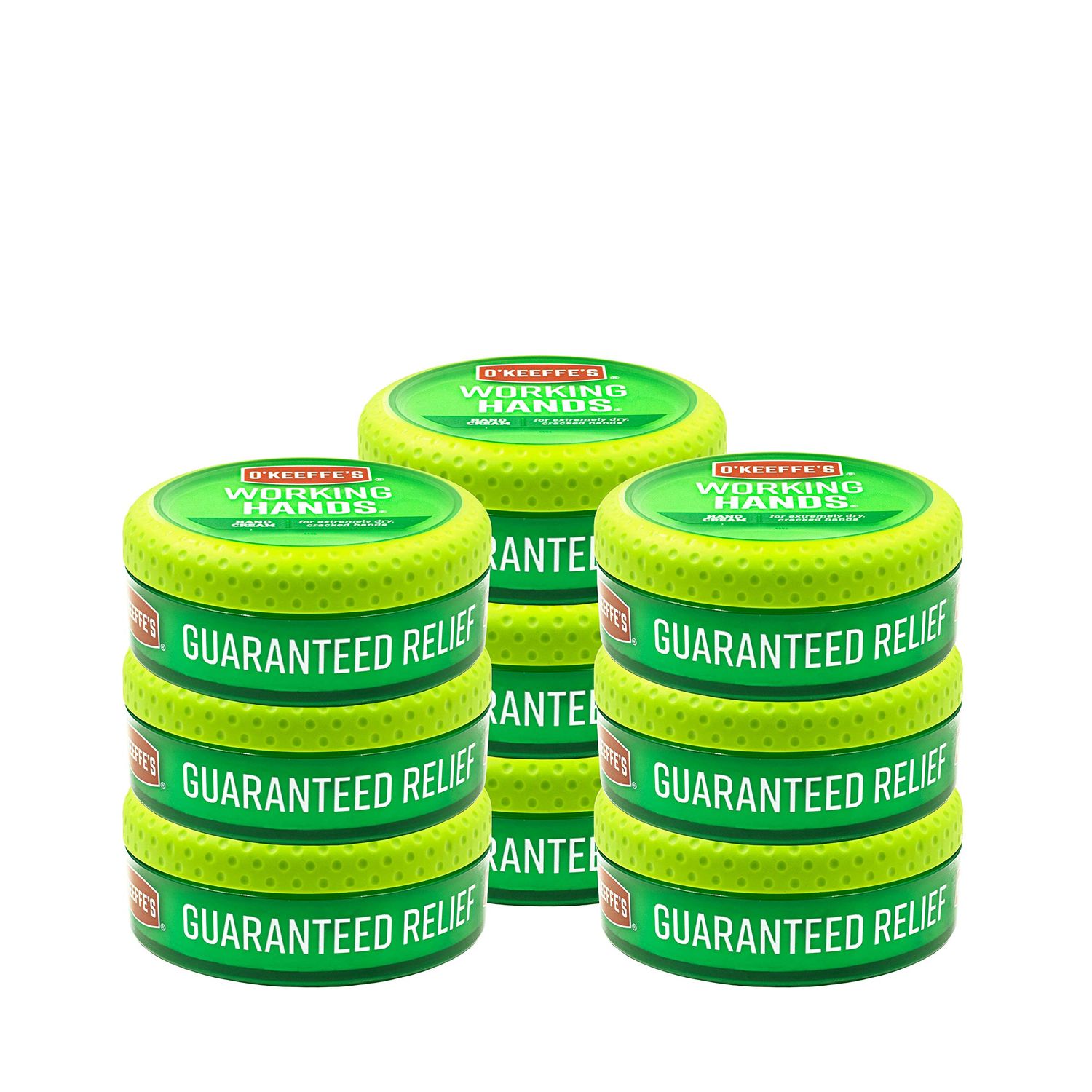 O&#39;Keeffe&#39;s K0350002-9 Working Hands Hand Cream in Jar (9 Pack), 3.2 oz
