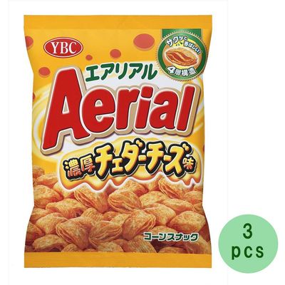Aerial Thick Cheddar Cheese Taste 2.5oz 3pcs Japanese Snacks YBC Yamazaki Biscuits Ninjapo