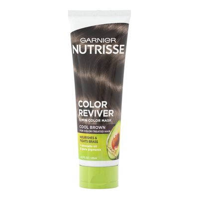 Garnier Nutrisse Cream Reviver,Colour-Treated Hair Treatment, Cool Brown, Revive your hair to day 1 colour, Nourished Hair Enriched with Avocado Oil, 125 ml