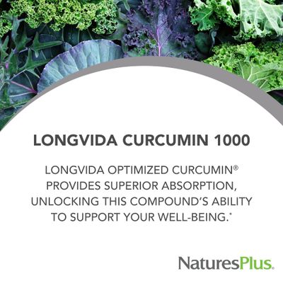 Natures Plus PRO Longvida Curcumin 1000 mg - 30 Tablets - Promotes Healthy Free Radical Protection - Non-GMO, Vegan &amp; Gluten Free - 30 Servings