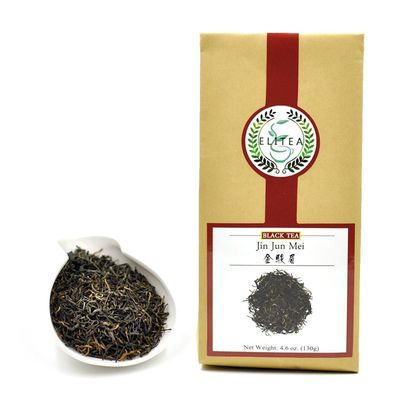 Elitea Prime Quality Black Tea Jin Jun Mei / Golden Beautiful Eyebrow Loose Leaf Teas (4.6 Ounce, 130g)