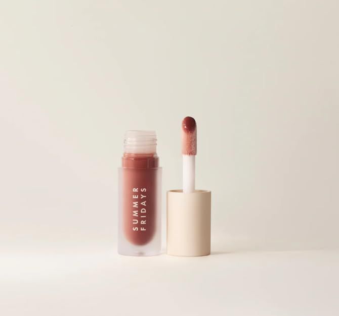 Summer Fridays Dream Lip Oil in Warm Beige &amp; Complimentary Sheet Masque