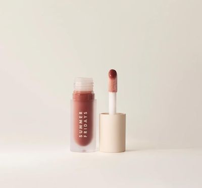 Summer Fridays Dream Lip Oil in Warm Beige &amp; Complimentary Sheet Masque
