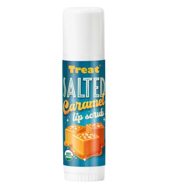 TREAT Jumbo Lip Scrub - Salted Caramel, Organic &amp; Cruelty Free (.50 OZ)