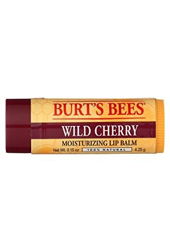 Burt&#39;s Bees Lip Balm, Wild Cherry, 0.15 Ounces each (Value Pack of 12)