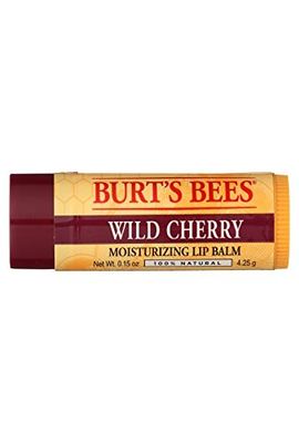 Burt&#39;s Bees Lip Balm, Wild Cherry, 0.15 Ounces each (Value Pack of 12)