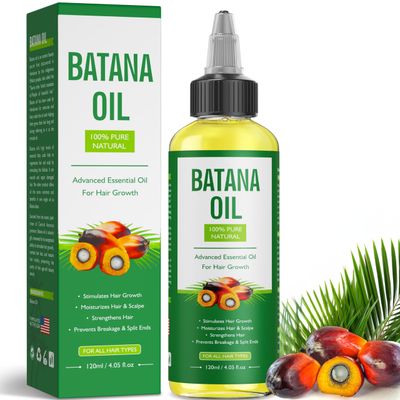 ZIIDII Batana Oil for Hair Growth 100 Pure and Natural Raw Batana Oil Organic Hair Oil from Honduras, Promotes Hair thickness and Repair Damaged Hair, 120ml