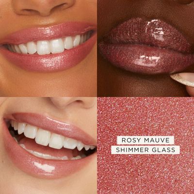 tarte maracuja juicy shimmer glass lip plump - rosy mauve shimmer glass - full size