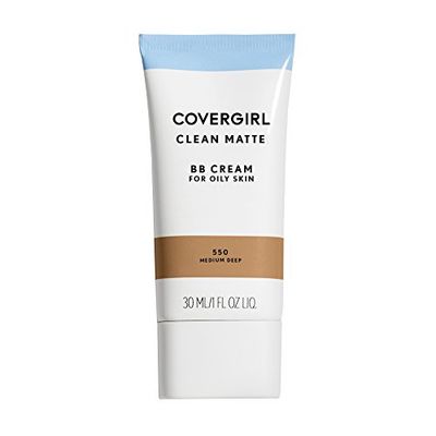 COVERGIRL - Clean Matte BB Cream, Oil-Free, Long-Lasting, Sensitive Skin, Lightweight, 100 Cruelty-Free