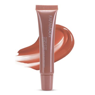 Lip Glowy Balm Plumping Moisturizing Lip Balm for Dry Cracked Lips,Hydrating Lip Mask Lip Butter Balm Nourishing Lip Care Lip Treatment Glossy Finish Non-sticky Tinted Lip Balm (02 Toast)