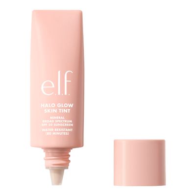 e.l.f. Halo Glow Skin Tint SPF 50, Tinted Moisturizer For Light, Buildable Coverage, Creates A Natural Glow, Vegan &amp; Cruelty-Free, 4 Light Neutral