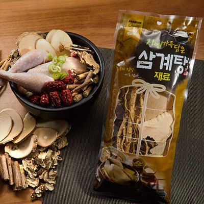 Korean Samgyetang Herb Kit Chicken Stew Soup Ingredients 3.52oz / 100g (Whole Mixed Herbs)