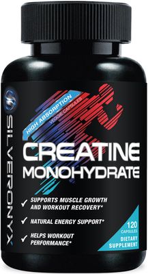 Creatine Monohydrate Micronized Capsules 3000mg - Creatine Supplement for Strength, Lean Muscle Growth, Workout Performance &amp; Endurance Support - Athletic Recovery Support &amp; Gluten Free - 120 Capsules