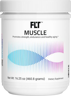 FLT Muscle Supplement with Clinically Proven Ingredients for Muscle Strength, Recovery, Endurance &amp; Muscle Mass Maintenance - with Peptides, Creatine, Magnesium, Zinc &amp; Electrolytes - 30 Servings