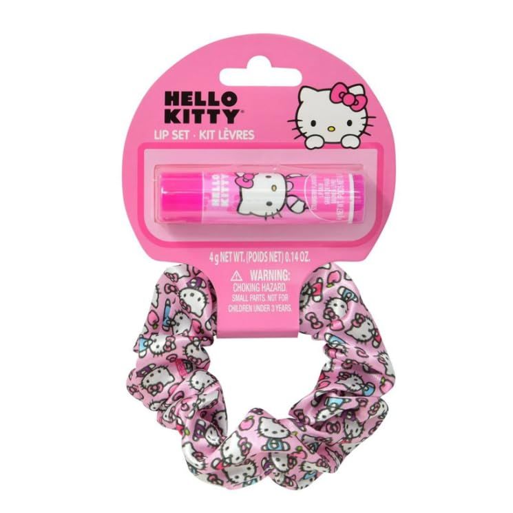 Townley Hello Kitty Scrunchie and Lip Balm Set