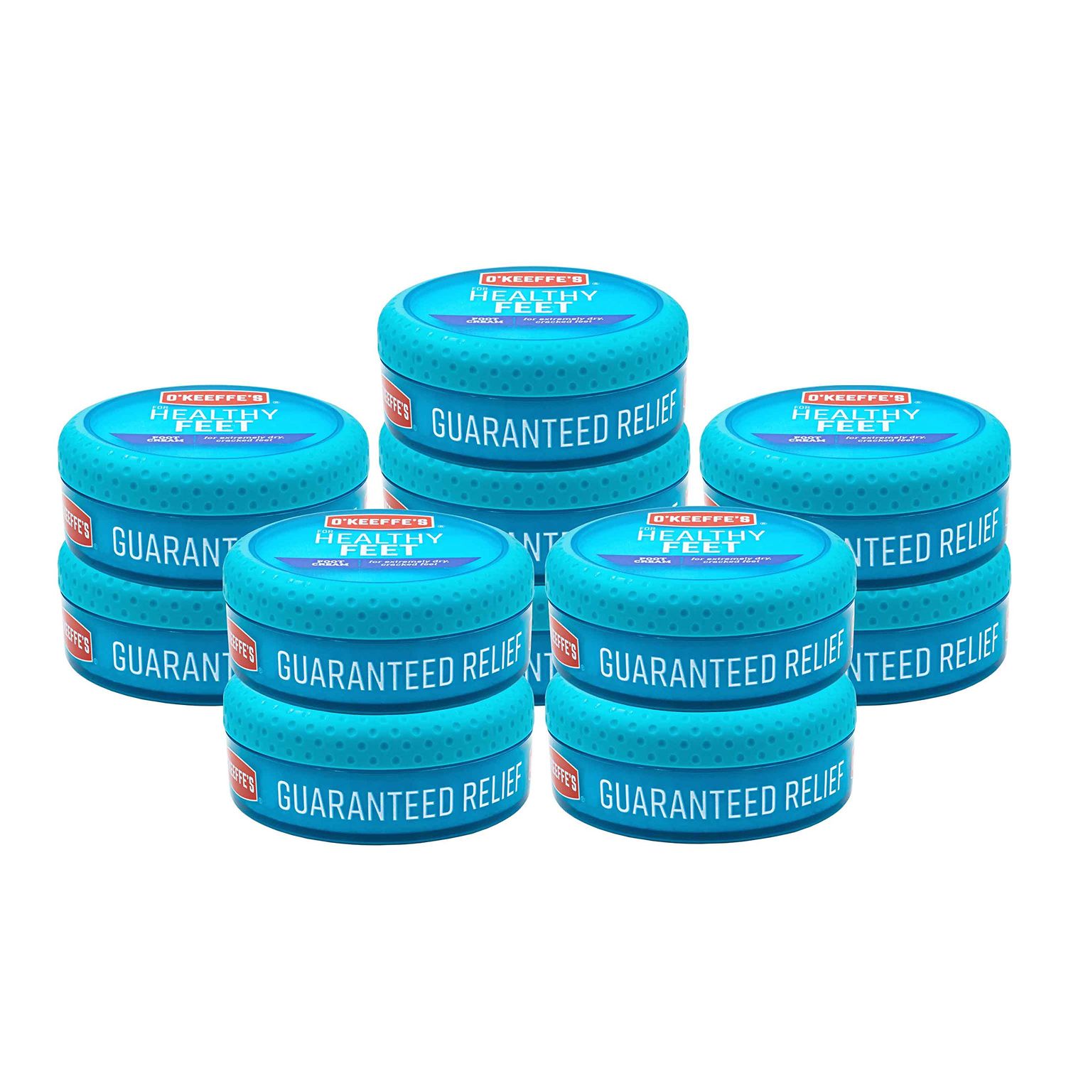 O&#39;Keeffe&#39;s K0320001-11 Healthy Feet Foot Cream in Jar (11 Pack), 3.2 oz