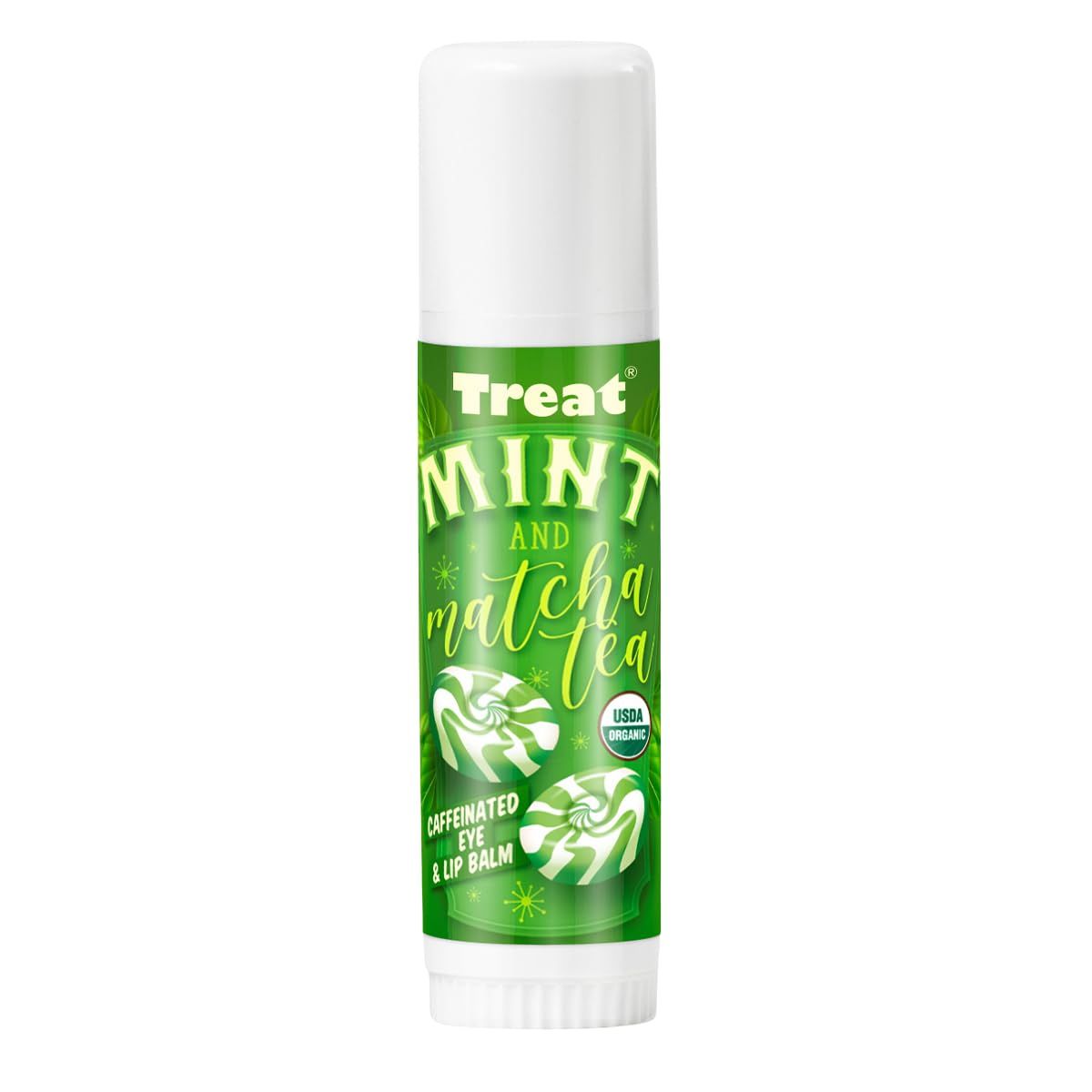 TREAT Jumbo Organic &amp; Cruelty Free .50 OZ (Mint &amp; Matcha Tea Caffeinated)