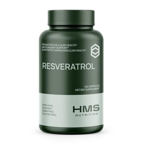 Resveratrol 1400mg 120 Capsules High Potency Trans-Resveratrol with Powerful Antioxidents Acai Grapeseed Green Tea Supports Cellular and Cardiovascular Health Anti-Aging