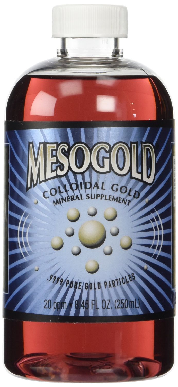 MesoGold 20 ppm Colloidal Gold 250 mL/8.45 Oz