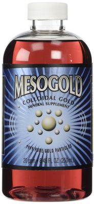 MesoGold 20 ppm Colloidal Gold 250 mL/8.45 Oz