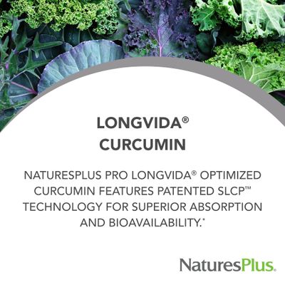 NaturesPlus PRO Longvida Curcumin - 60 Lozenges - Promotes Healthy Free Radical Protection - Non-GMO, Vegan, Gluten Free, Soy Free - 30 Servings